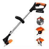 Roçadeira Cortador Aparador Grama 32v Com 2 Baterias