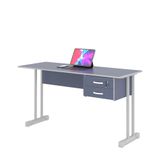 Escrivaninha Master 1.2 Euro Azul Office Casah