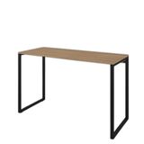 Mesa Escrivaninha 90x50cm Porto Espresso Lâmina/preto