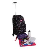 Kit Mochila Infantil Unicórnio Feminina Escolar Aulas