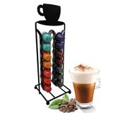 Suporte Porta 28 Cápsulas Organizador Café Expresso Cozinha