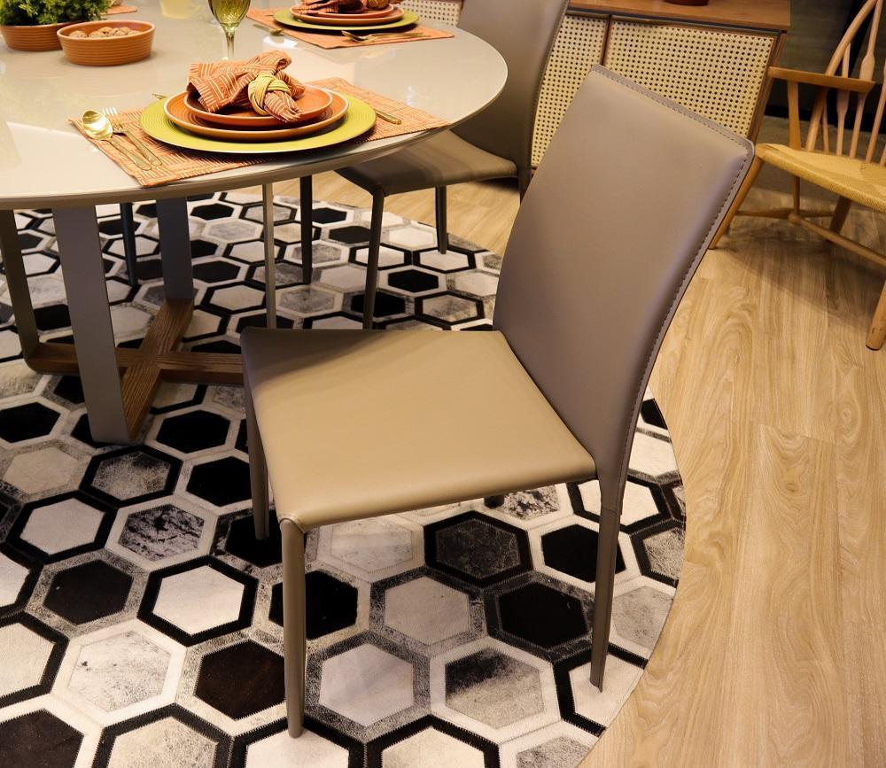 Cadeira De Jantar Amanda Pvc Fendi Rivatti - Carrefour