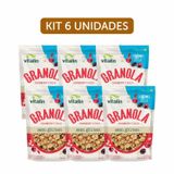 Kit 6x: Granola Cranberry E Goji Zero Açúcar Sem Glúten