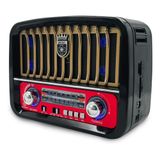 Radio Portatil Bluetooh Am / Fm Sd/aux/usb