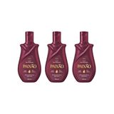 Hidratante Corporal Paixao 200ml Framboesa Negra - Kit C/3un