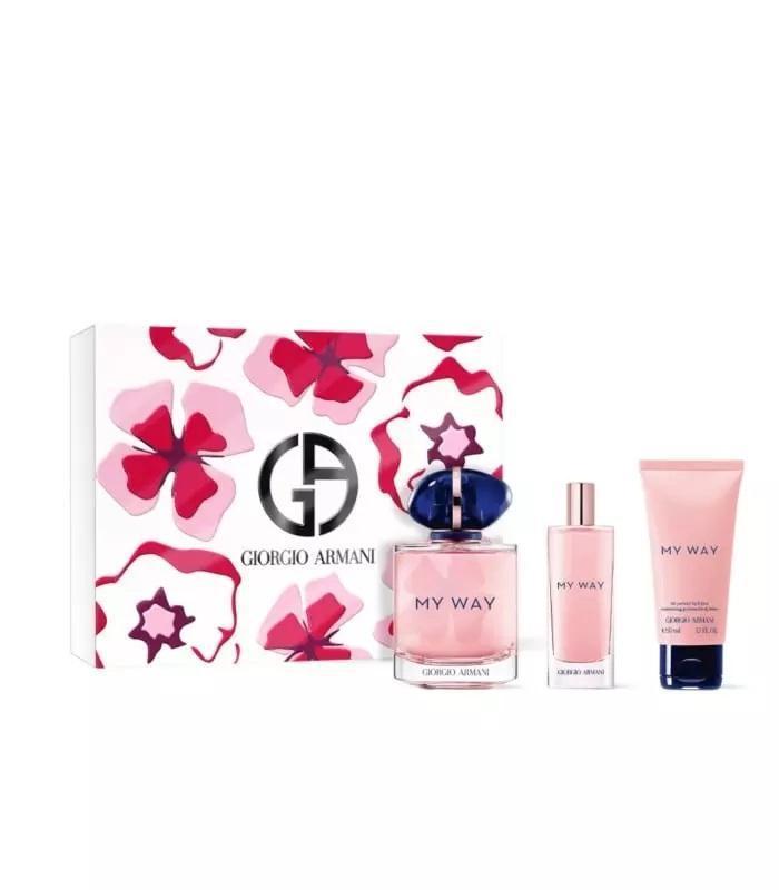 Kit My Way Giorgio Armani Edp 90ml + Ts 15ml + Bl 50ml