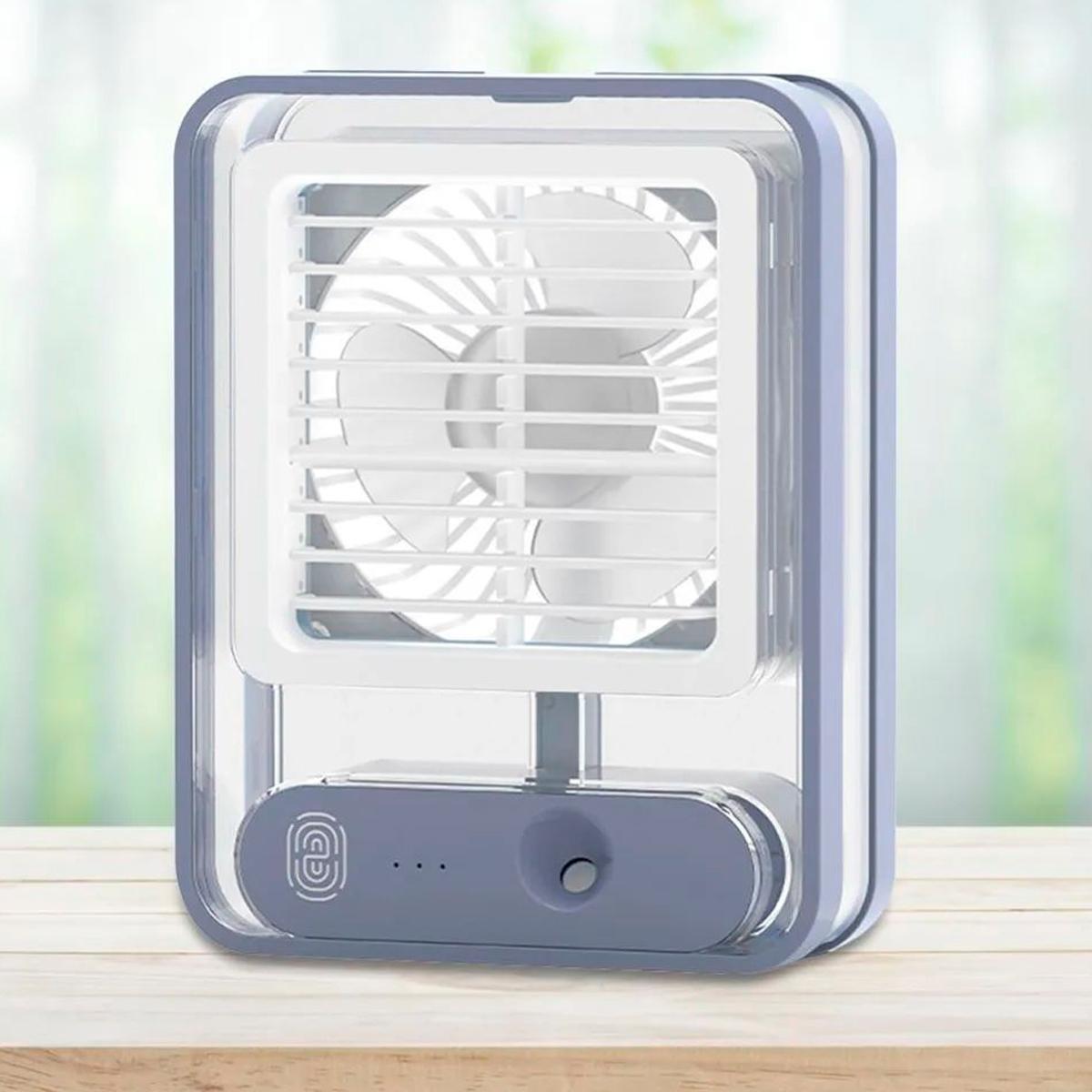 Climatizador Portatil Ventilador Com Umidificador Led