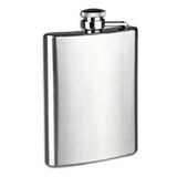 Cantil De Bolso Porta Bebida 210ml Em Inox Bar Whisky Vodka