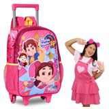 Mochila Rodinhas Maria Clara Jp Youtube Infantil Rosa Clio