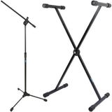 Kit Suporte Teclado Ask X10s Suporte Microfone Tps Oferta