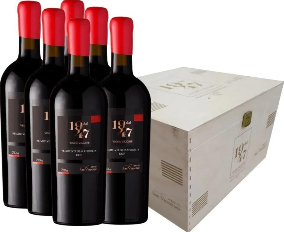 Vinho Dal 1947 Primitivo Di Manduria Tinto - Kit 6 Unidades