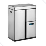 Lixeira Automática Inox Com Sensor Balde Interno 60 Litros