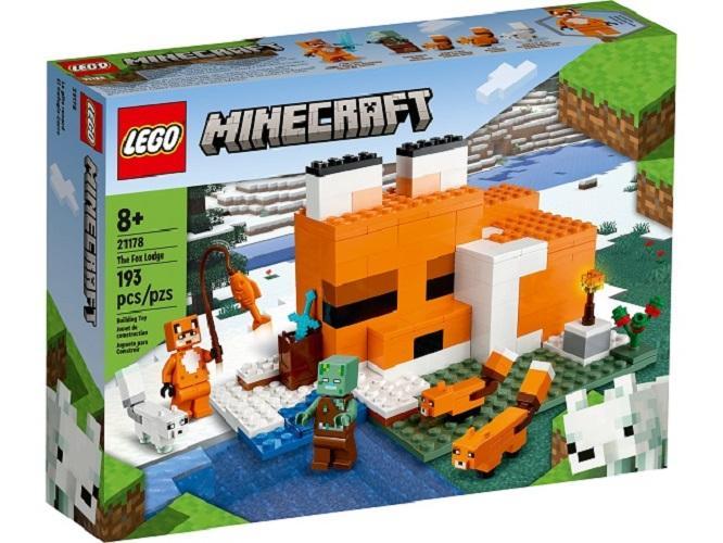 Lego Minecraft Pousada Da Raposa - Conjunto Criativo 21178