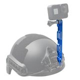 Extensor Em Alumínio Para Câmeras Gopro E Similares - Azul