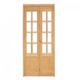 Kit Porta de Madeira Camarão Direita 213cmx120cmx12cm PE71 Esel Natural