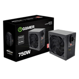 Fonte Atx 750w Real Brazilpc Bpc-7400-b 24 Pinos