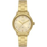 Relógio Orient Feminino Ref: Fgss0226 C2kx Casual Dourado