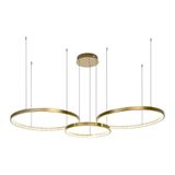 Lustre Pendente Nitrolux Ilusion-001d Dourado Led Bivolt