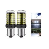 2 Lâmpada Led 1156 1 Polos 144 Led Iluminação Branca Canbus