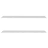 Prateleira Flutuante Para Banheiro Kit 2 Suporte Invisível 68cm Yara Branco - Lumil