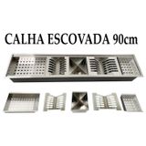 Calha Canal Organizador Escorredor Gourmet Úmida Inox 60cm