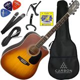 Kit Médio Violão Eletroacústico Folk Aço Giannini Gf1d Hb