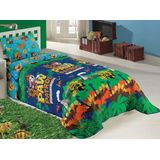 Edredom Dupla Face Infantil Patrulha Canina Azul - Lepper