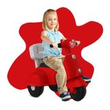 Triciclo Infantil Banderetta Passeio Pedal Vermelho