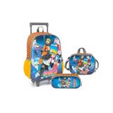 Kit Mochila Naruto Boruto Rodinhas  Infantil Grande