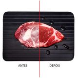 Placa Para Descongelar Carnes E Peixes Em Tempo Recorde