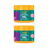Creme De Tratamento Niely Gold 430g Cachos Defi Prolon - 2un