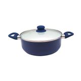 Caçarola Aluminio Revestimento Ceramico Azul  - Wellmix