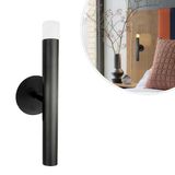 Arandela Tubular Interna Preto Linear Cabeceira Sala Bet36