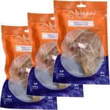 Petisco Desidratado 100% Natural Pet Cães Gatos - 3 Pacotes