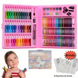 Maleta Escolar Para Pintar Com Desenhos A  Barato