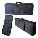 Capa Para Teclado Yamaha Psr-e443 Master Luxo Nylon Preto