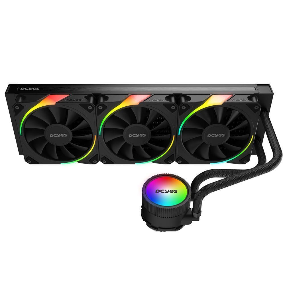 Water Cooler Sangue Frio 3 Argb Black Vulcan 360mm Tdp 350w Carrefour