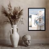 Quadro Casa De Praia - Welcome On Board 33x24cm - Com Vidro