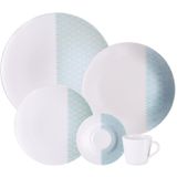 Aparelho De Jantar Tramontina Porcelana Aquarius 20 Pç