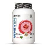 Whey Zero Lactose + Aminoácidos 900g Morango Nutrata