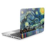 Skin Adesivo Protetor Notebook 14 Wide A Noite Estrelada D1