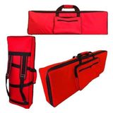 Capa Master Luxo Nylon Vermelha Para Teclado Roland Xps10