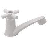 Torneira Para Banheiro/lavatório Mesa Abs Branco Slim 1/4 V