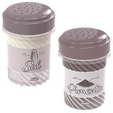 Kit Saleiro E Pimenteiro De Mesa 140ml Plasutil