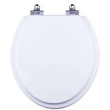 Assento Sanitario Fechamento Lento Convencional Oval Branco Para Louça Logasa