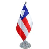 Bandeira Mesa Dupla Face Bahia Mastro 29 Alt. Cetim