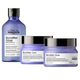 L&#39;oréal Professionnel Blondifier Sh + Másc Cool + Másc Gloss
