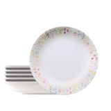 Kit Prato Fundo Tramontina Artemis Em Porcelana Decorada 22 Cm 6 Peças - 96950/238