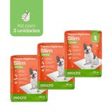 Tapete Higiênico Meau Cheirinho Cítrico Slim Para Cães - 90 Unidade (3 Pacotes)