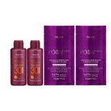 Amend Color Intensy 2 Ox 30 Volumes 75 Ml + 2 Sachês Pó Descolorante Colageno Hidrolisado E Proteina Da Seda 50 Gr